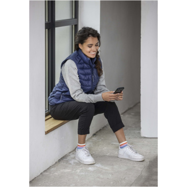 Logotrade Logogeschenke das Foto: Pallas GRS recycelter wattierter Bodywarmer für Damen